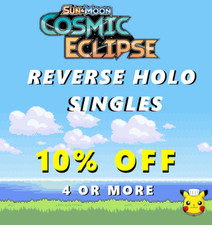 Pokemon | Sun & Moon | Cosmic Eclipse | Reverse Holo Single Cards