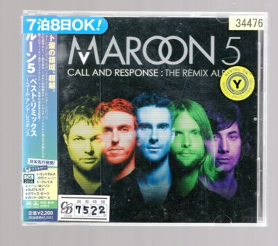 CALL AND RESPONSE:THE REMIX ALBUM MAROON 5 CD with OBI Japan Edition