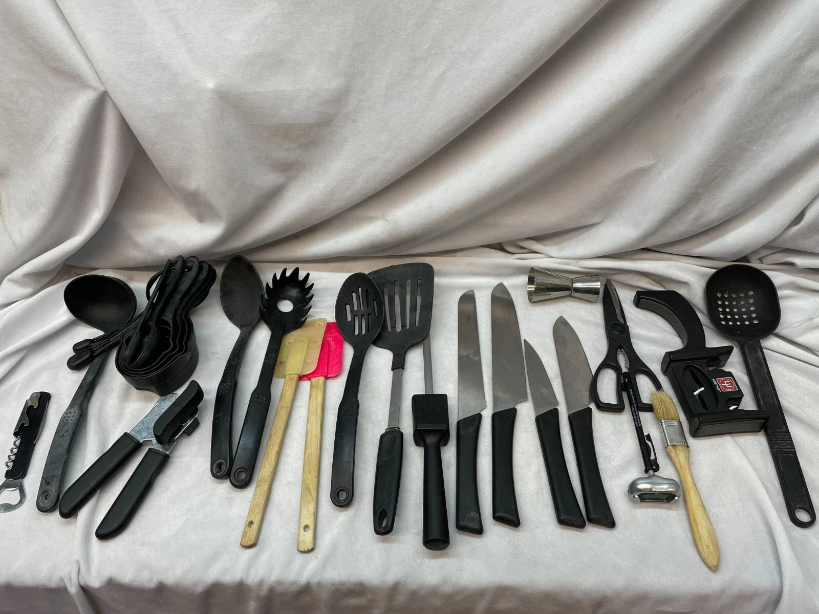 21 pcs Assorted Kitchen Tools Set Mini Knife Set, Temperature Gauge, Sharpener