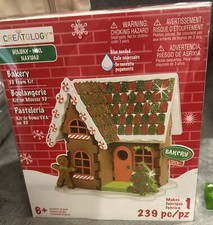 Creatology Holiday 3D Gingerbread House Craft Foam Kit, Brand New In Box 239 Pcs