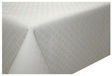 COPRI TAVOLO GOMMATO MOLLETTONE BIANCO IMPERMEABILE