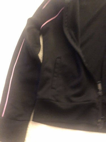 Twenty one Women Black with pink piping Track Jacket with zipper size M - Picture 4 of 8