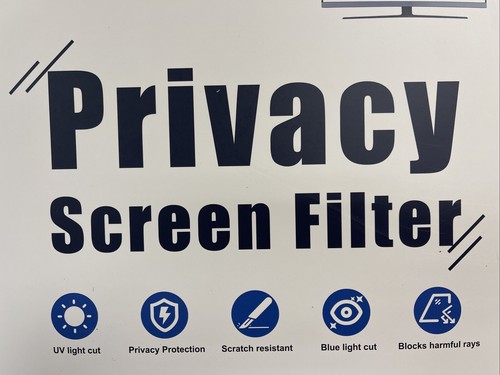 2-Pack 23.8 Inch Computer Privacy Screen Filter for 16:9 Widescreen Monitor - 第 3/6 張圖片