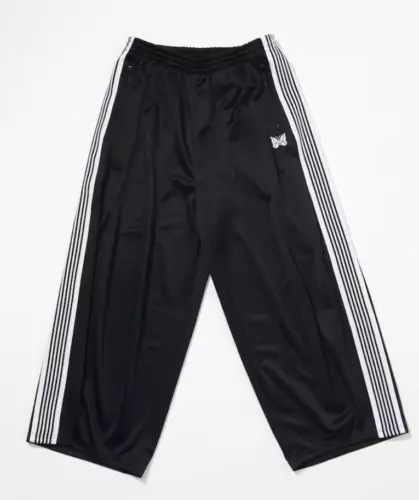 New Needles Butterfly embroidery Straight-leg fat pants Casual sports Wide-leg! - Picture 29 of 32