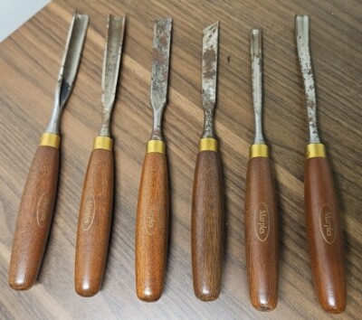Vintage Marples Hand Chisels Gravers Wood Carving Tools Set of 6 | eBay