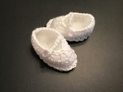 Crochet Doll Shoes Doll Booties Baby Booties Mary Jane Style