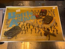 Battle Action Military Playset Sears Tank, Weasel, Cannon, Soldiers