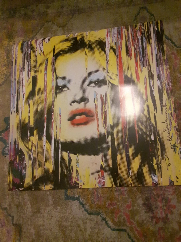 Mr Brainwash - Litografía Kate Moss 2012 show (último) Foto 3 de 4