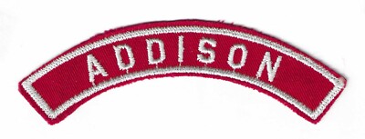 BSA RWS ADDISON -TEXAS,VERMONT RED & WHITE COMMUNITY STRIP MINT