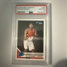 2019 Panini Donruss Rui Hachura RC #208 PSA 10 Mint Wizards 55048432