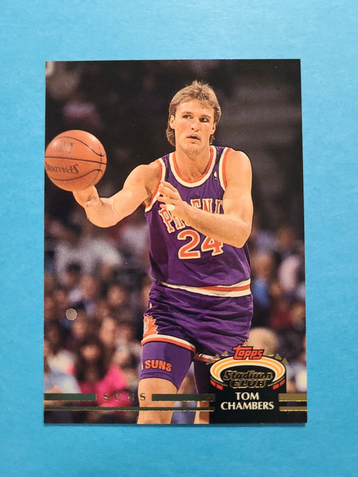TOM CHAMBERS 1992-93 TOPPS STADIUM CLUB BASKETBALL CARD # 152 E9146