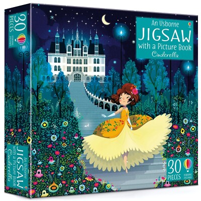 Book In English Usborne Book And Jigsaw. Cinderella. Suzanne Davidson
