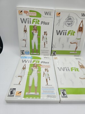 Nintendo Wii Lot Of Wii Fitness Games Wii Fit Bundle Games Lot 4