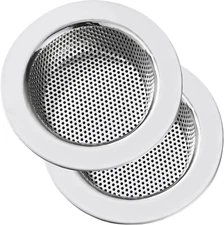 Kitchen Sink Strainer Stainless Steel, LASSHSWA Kitchen Sink Drain Strainer, Sin