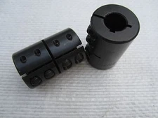 RULAND CLC-8-8-F NOMAR CLAMP STYLE RIGID COUPLING W/ KEYWAY (2PCS)