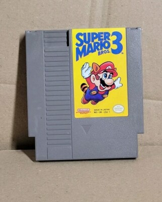 Super Mario Bros. 3 (Nintendo NES, 1990) TESTED WORKING 