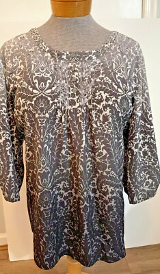 Women s shirt MAGGIE BARNES size 4X 30 32W short sleeve blouse top NEW (th42)