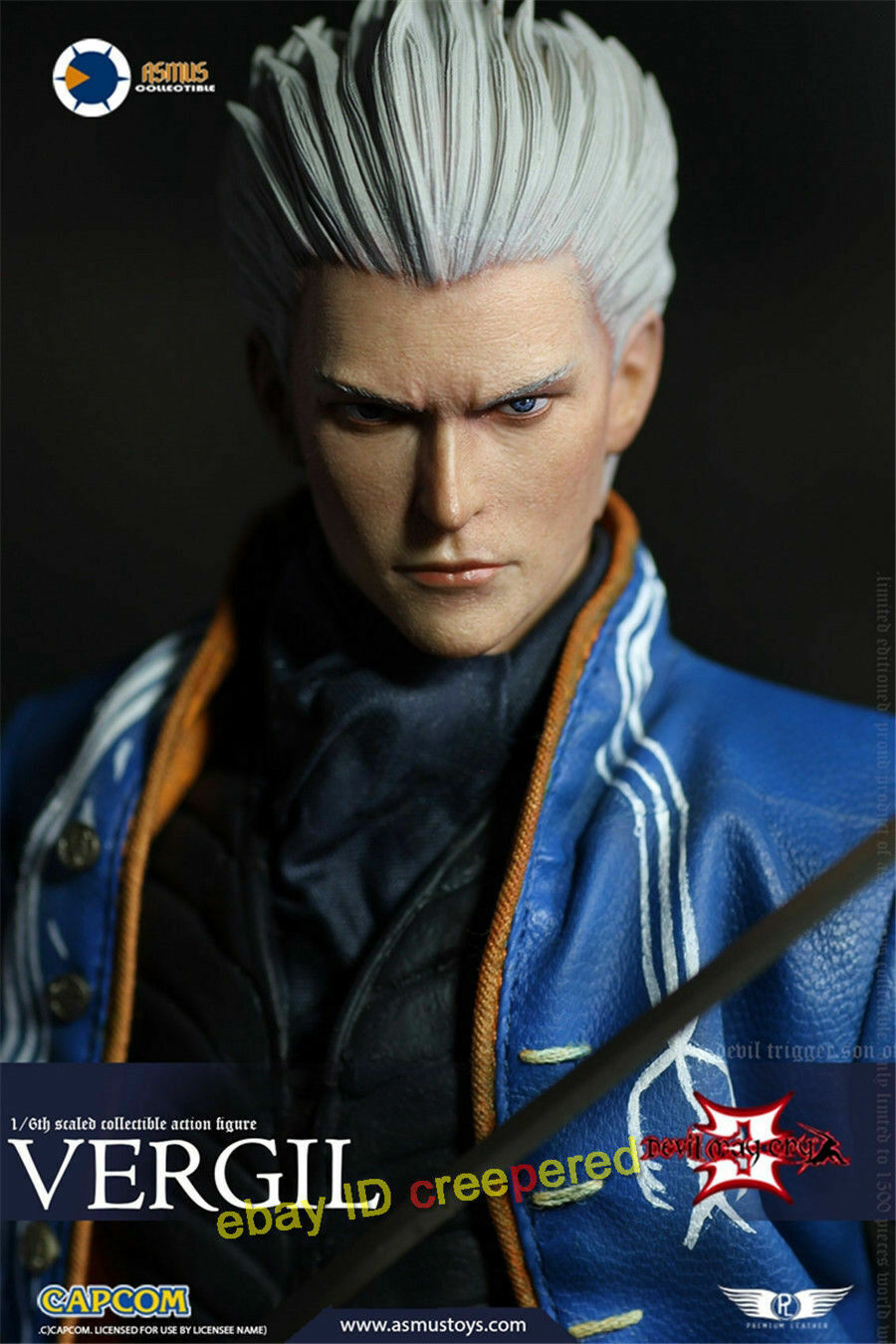 Figura Vergil - Devil May Cry - 1/6 figura - Asmus - Iron Studios