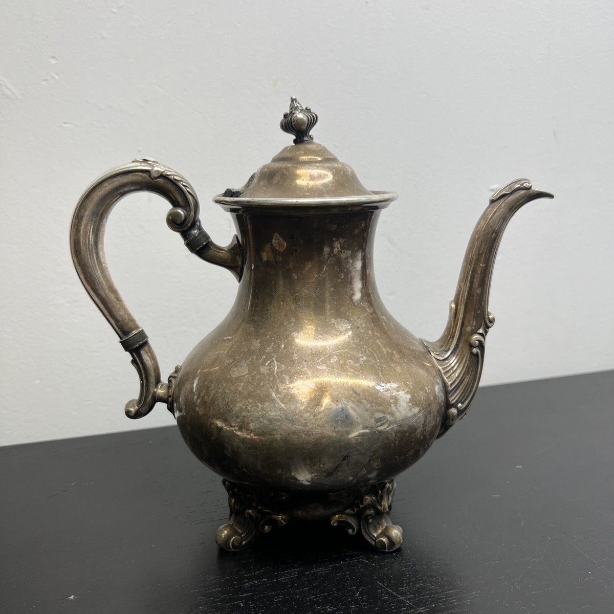 REED & BARTON ティーポット 5 Pc Reed & Barton REGENT Silverplated Coffee Tea Set - 5600