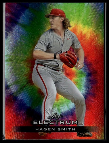 2024 Leaf Electrum #33 Hagen Smith Tie Dye /75