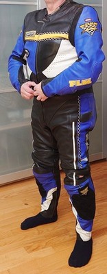 Polo FLM Motorrad Lederkombi Gay Größe 58 Gebraucht