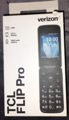 Verizon TCL Flip Pro Open Box - 2 MP 2.8 in Display - Works & Charges