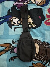 Puma Black Sling Crossbody Bag, Adjustable St...