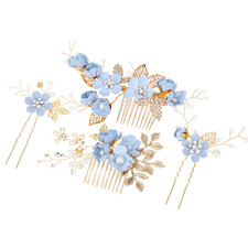 Hochzeit Haarschmuck,4 Stück Brautschmuck Ha...