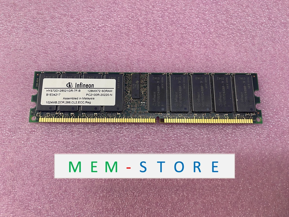 【希少】Infineon製 64MB SO-DIMM メモリモジュール Infineon DDR1 SDRAM Computer 1 GB Capacity per Module Memory (RAM