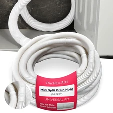 Ductlessaire Mini Split Drain Hose - Condensate Drain Line for Ductless Mini Air