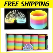 Glow-in-The-Dark Rainbow Coil Spring Toy