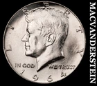 1964 Silver Kennedy Half Dollar - Choice Gem Brilliant Unc  Lustrous  #K4191