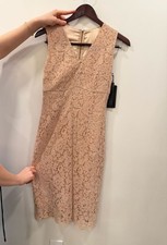 New With Tags (NWT) Dolce & Gabbana Corded Lace Sheath Dress