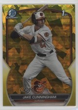 2023 Bowman Chrome Draft Sapphire Edition Yellow 43/75 Jake Cunningham 0xh3