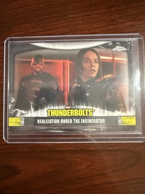 Realization Under the Inci Thunderbolts* Insert 2025 Topps Chrome Marvel Studios