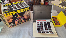 Vintage 1987 LiteBrite Lite Brite toy set with box