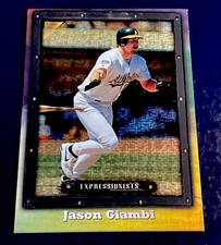 1998 Topps Gallery #97 Jason Giambi Oakland Athletics Hall Of Fame Honors NM