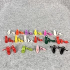 Lot 16 Pairs Vintage Barbie Clone or Similar Fashion Doll Shoes Heels 60s-80s