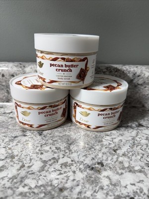 3 PACK-Dove Limited Ed. Holiday Treats PECAN BUTTER CRUNCH Body Scrub 10.5oz