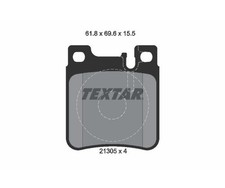 TEXTAR Bremsbelagsatz HINTERACHSE für MERCEDES W210 S210 C208 A208 TEXTAR Bremsbelagsatz HINTERACHSE für MERCEDES W210 S210 C208 A208