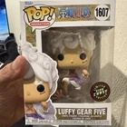 Funko Pop! One Piece Luffy Gear Five CHASE Glow #1607 with POP Protector