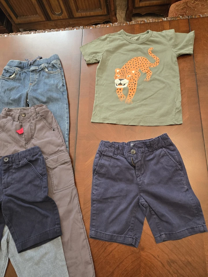 Gently Used Boys Size 5T Bottoms For The Year, Including Pants, And Shorts - Image 4 of 4