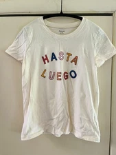 Madewell Cream Graphic Summer Beach Island Concert T Shirt Xs