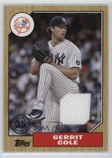 2022 Topps Series 1 1987 Topps Baseball Relics Gerrit Cole #87R-GC 1t1d