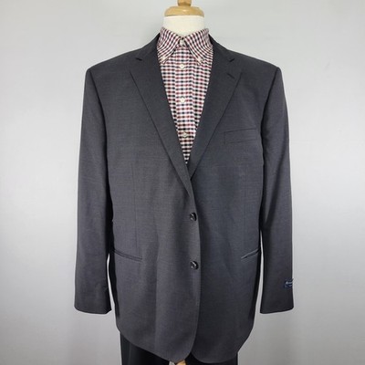 Brooks Brothers Explorer Madison Mens Sport Coat Blazer Two Button Gray Wool 50R