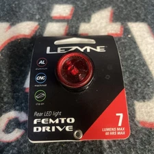 Lezyne Femto USB-C Drive Taillight - Black 7 Lumens