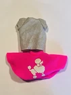 Vintage Barbie Sensations Fashions Pink Poodle Skirt & Silver Top 4978 Set BIN20
