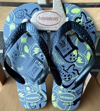 Havaianas Game Over Unisex Kids Flip Flop Slippers US 3/4Y EU 35/36