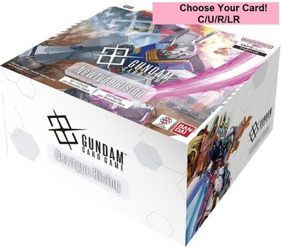 Gundam Newtype Rising Singles |Choose Your Card! |  | C/U/R/LR Near Mint