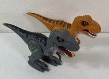 Lot Of 2 Robo Alive Attacking T - Rex Dinosaur Robotic Toy Zuru Brand Tested